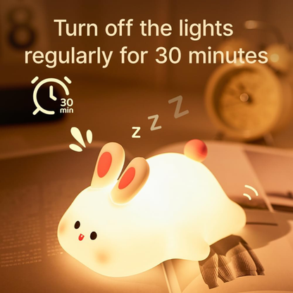 Cute LED Touch Sensor Rabbit Night Light